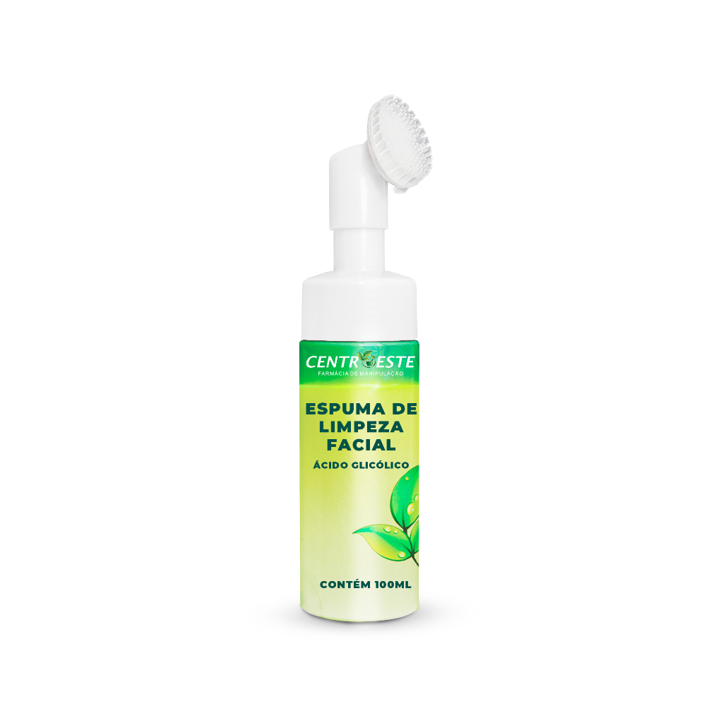 ESPUMA DE LIMPEZA FACIAL COM ÁCIDO GLICÓLICO 100ml