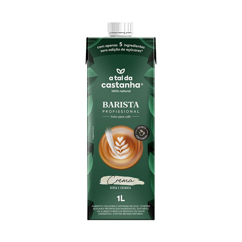 Leite Vegetal Barista – “A Tal da Castanha” – 1 litro