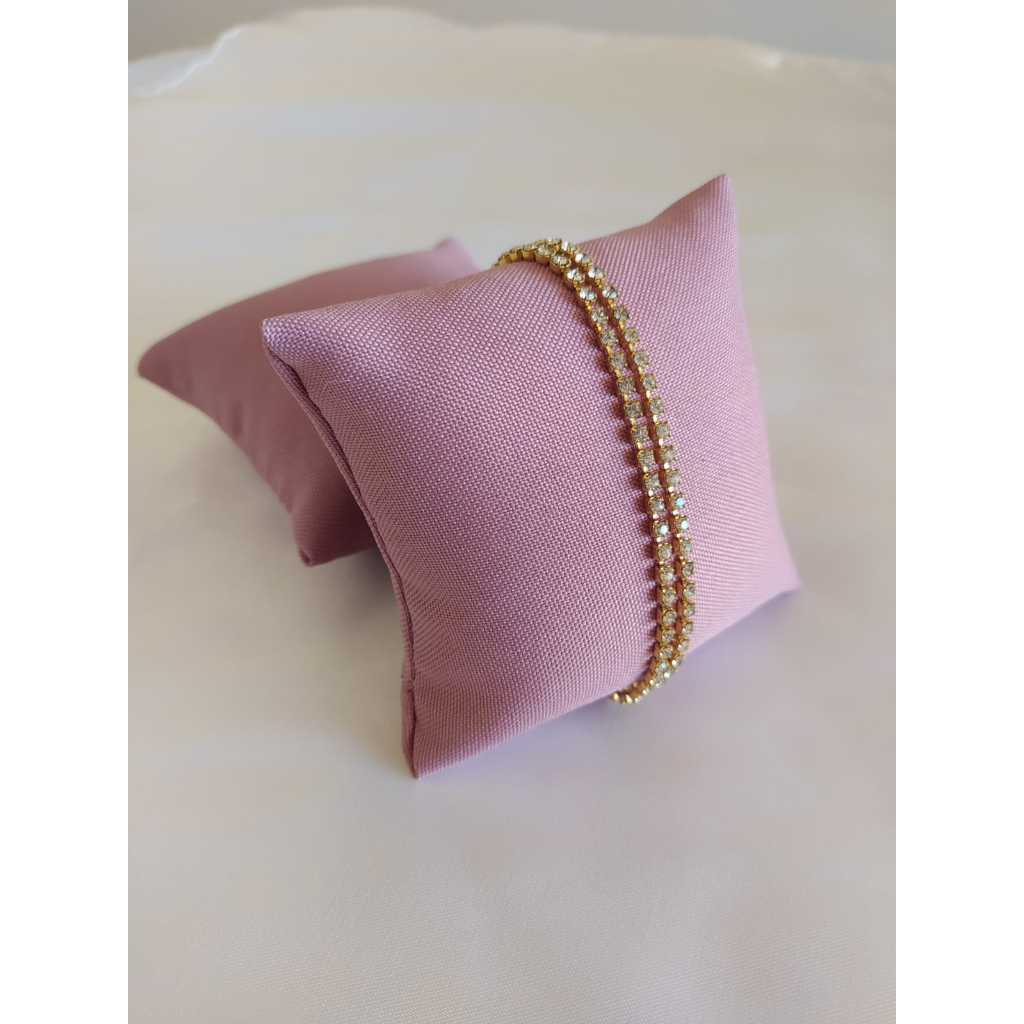 Kit 10 Mini Almofadas Oxford 8x8 Lembrancinhas , Pulseiras, Relógios em Oferta na Shopee