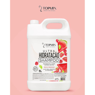 Shampoo de Lavatorio 5 litros Frutas Vermelhas Topmix Profissional Shampoo de Galão