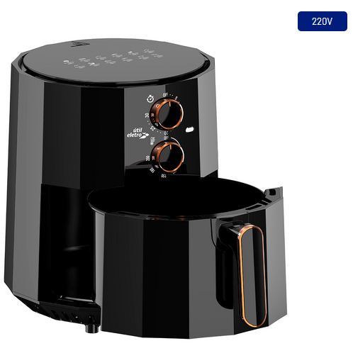 Air Fryer Toast Preto Útil Eletro 4,5L HB8038A 220V, Oferta