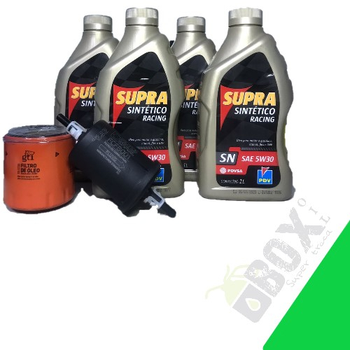 Kit Ford Ka Fiesta Focus Ecosport 4l Óleo e Filtros 5W30 SUPRA