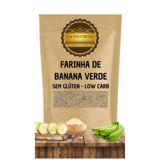 Farinha de Banana Verde 1 KG - Sem Glúten - Premium - 100% Pura