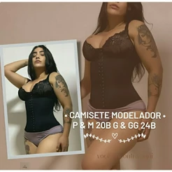 Camisete Modelador Com Bojo