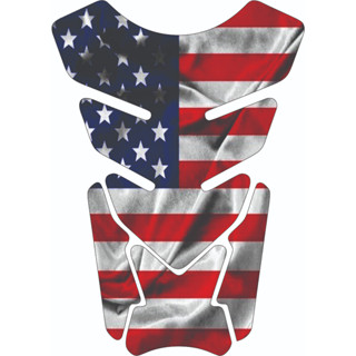 Adesivo Protetor De Tanque Moto Resinado Tank Pad Universal Bandeira dos Estados Unidos EUA