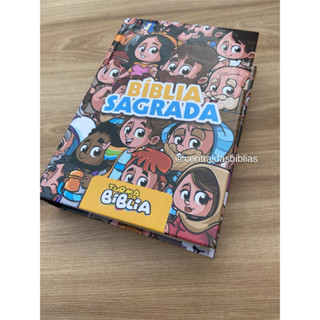 Biblia infantil Turma da Biblia NTLH - completa com ilustrações