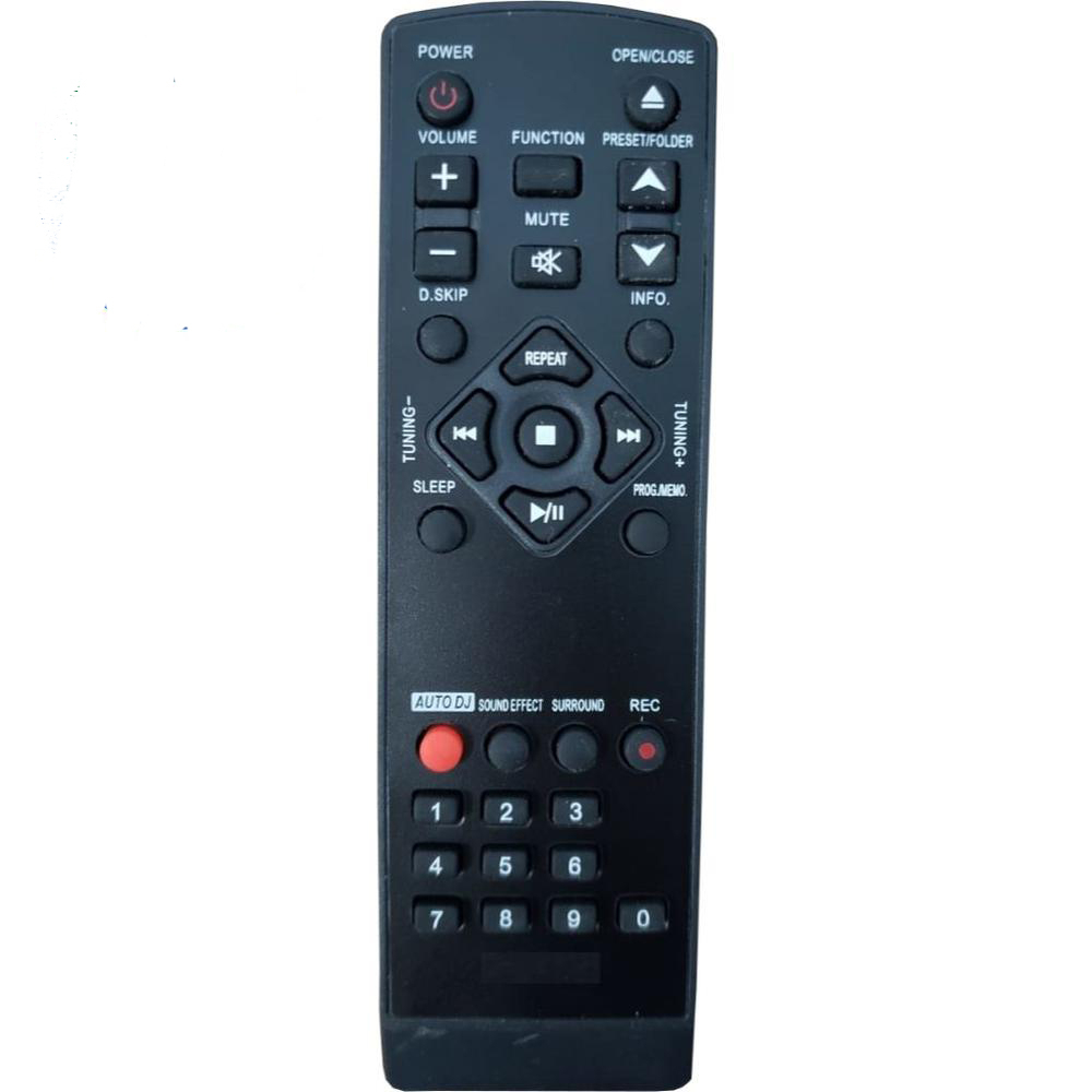 Controle Remoto para aparelho de som Micro System LG MCD605 MCT705 Compatível