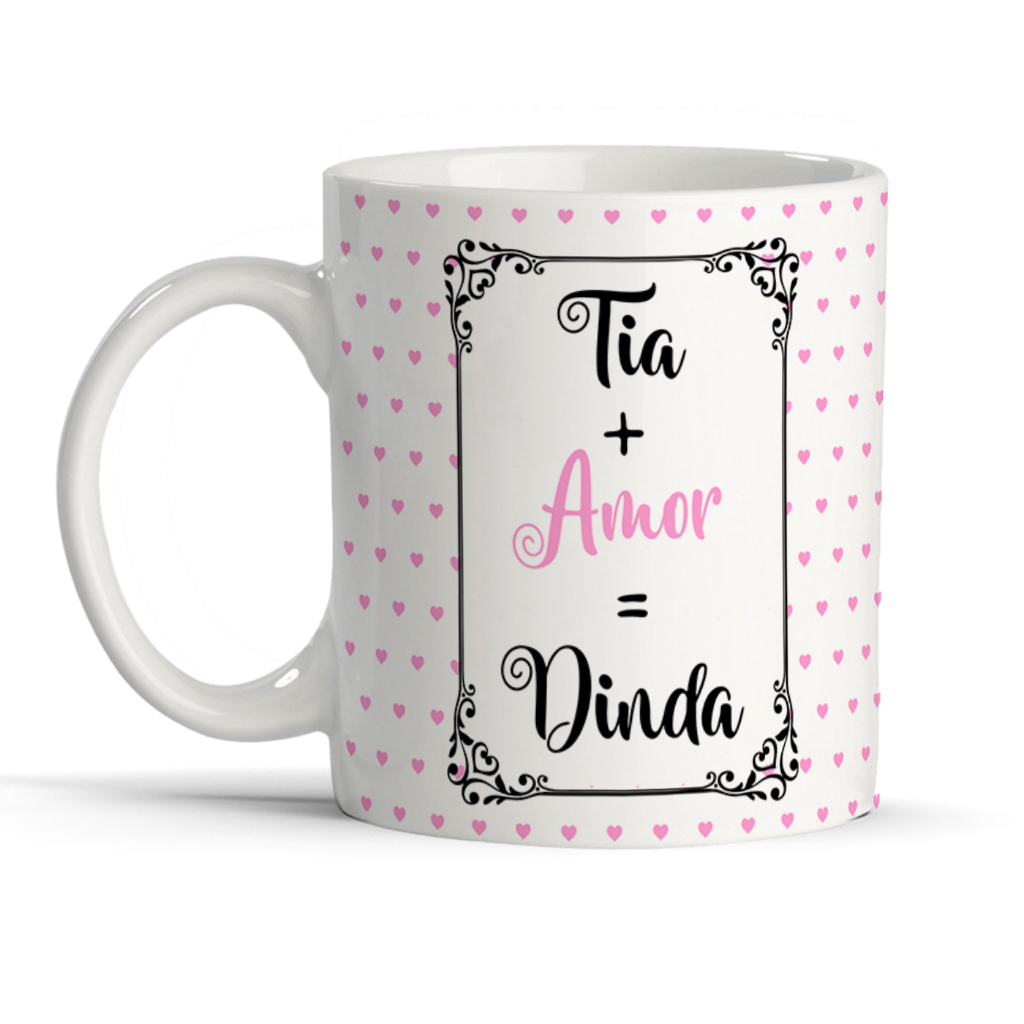 Caneca Tia Dinda Tio Dindo Presente Madrinha e Padrinho de Batismo Batizado Dindos em Oferta na Shopee