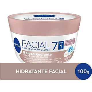 Creme Uniformizador Facial Nivea Beleza Radiante Para Pele Negra 100G em Oferta na Shopee