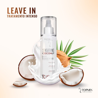 Protetor térmico Leave in All in One Coconut 10 em 1 de Topmix Profissional
