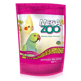 Ração Extrusada Megazoo Mm15 Para Calopsita E Ring Neck 700g em Oferta na Shopee