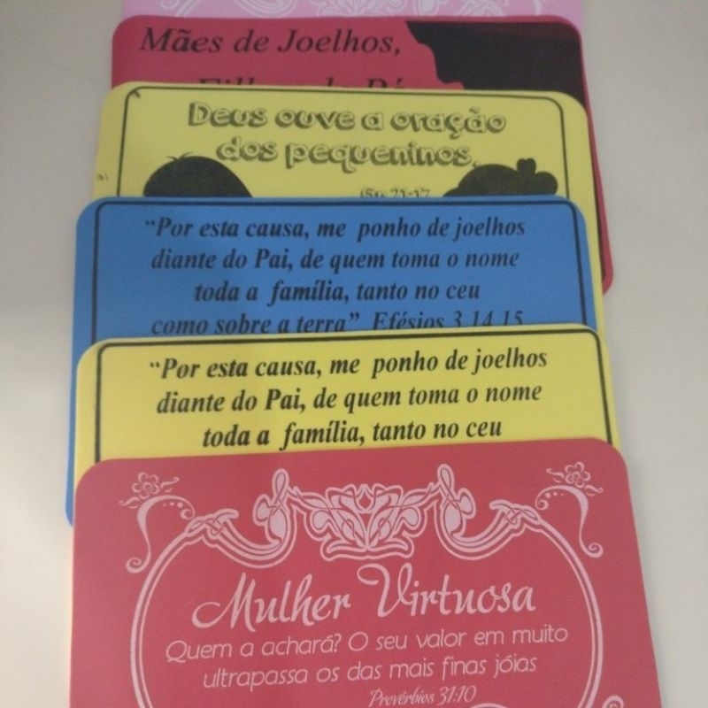 Imagem Tapete de Oração EVA Vários modelos 20 x 30 cm kit 10 unidades