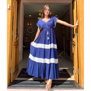 vestido longete novo