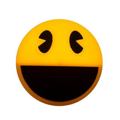 Luminária Pac Man jogo come come games Atari  Luminária geek da Usare