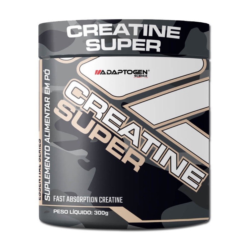 Creatina Super Monohidratada 300g Adaptogen