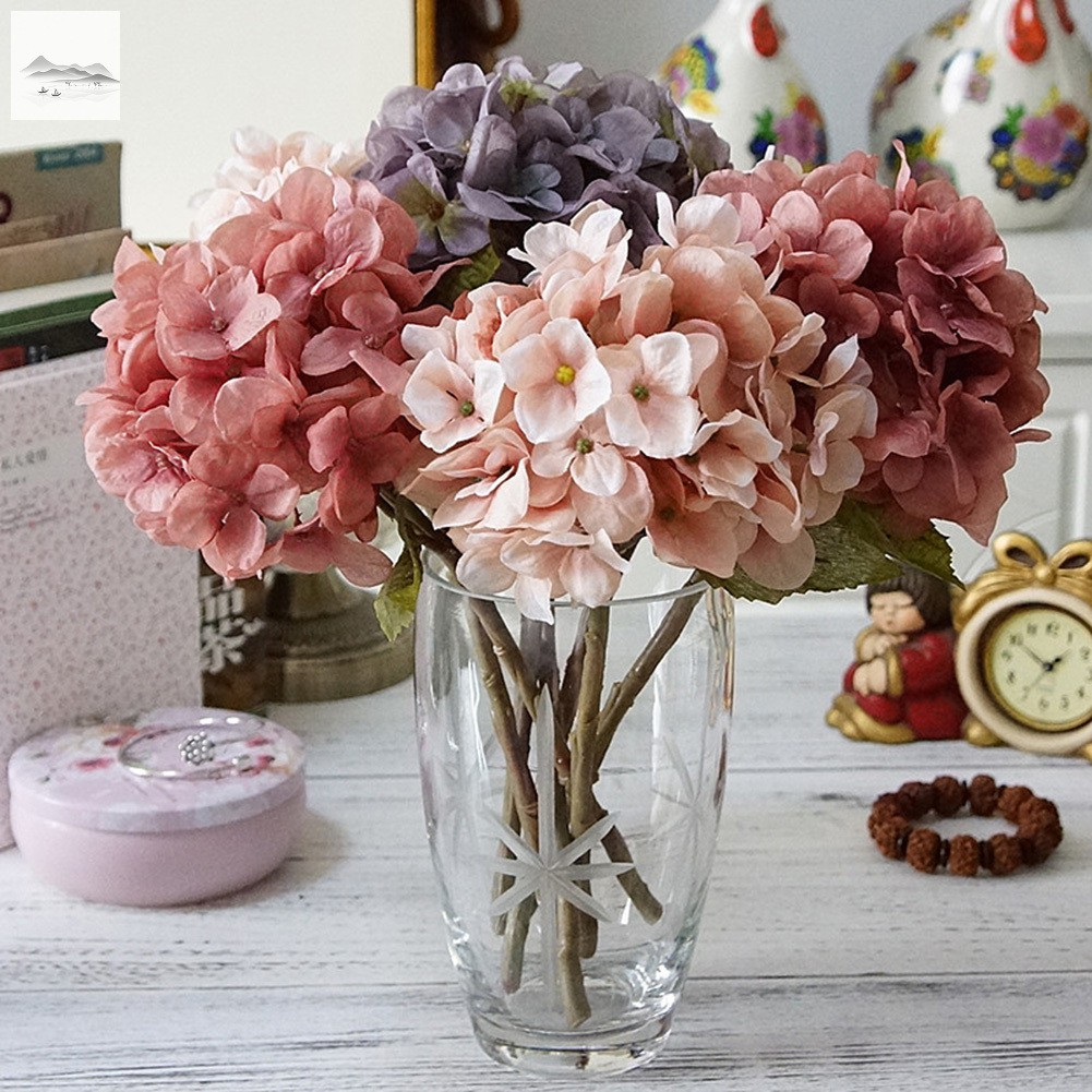 Buquê Artificiais de Hortência Peônias Cravo Buquê de Flores Artificiais P/ Decoração Casamento, Arranjos, Festas e casa em Oferta na Shopee