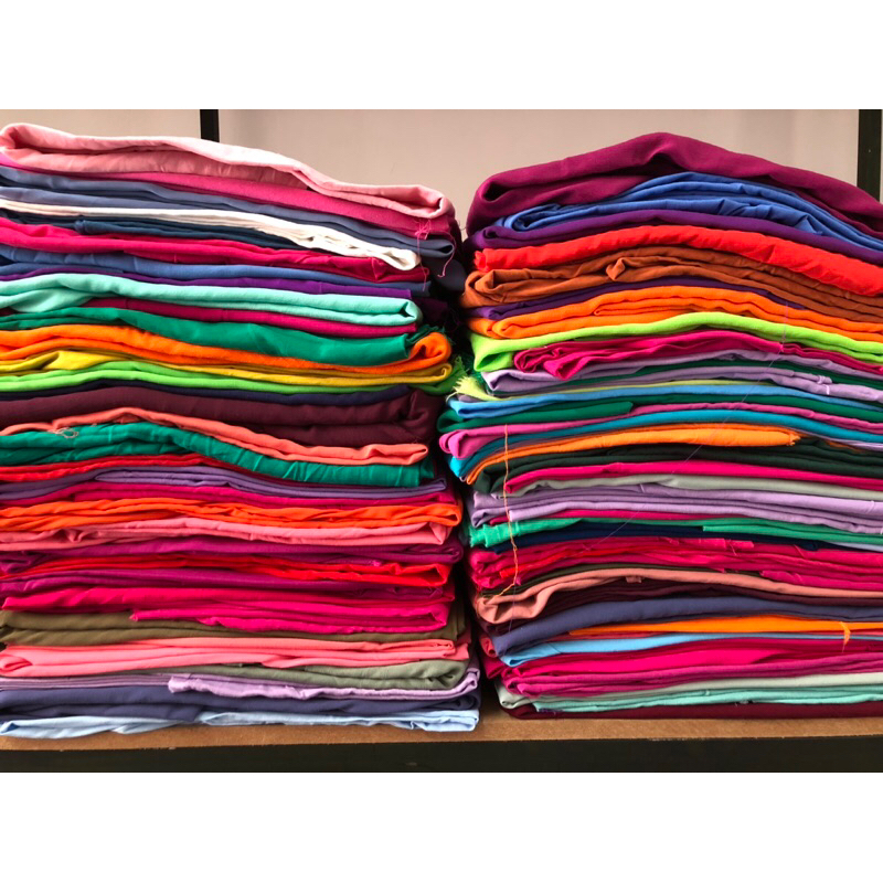 Retalhos de Viscolinho e Viscose liso 1 Kg  p/vestidos, calças, conjuntos, macacão