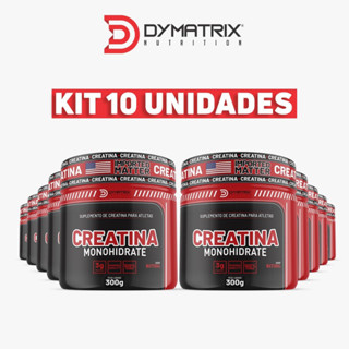 Kit 10unid. Creatina Monohidrate Dymatrix 300g