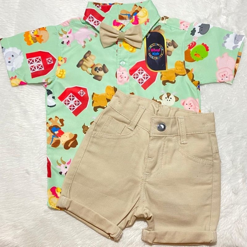 FAZENDINHA CONJUNTO DE FESTA INFANTIL em Oferta na Shopee