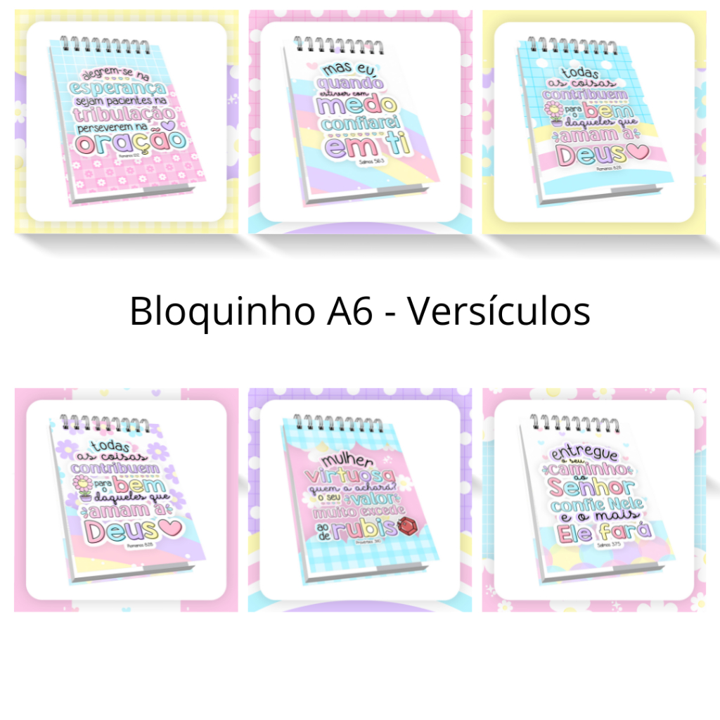 Bloquinhos Versículos