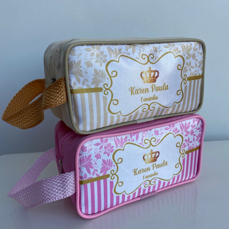 Necessaire Kit 20 Uni - Bolsinha Lembrancinha Infantil Personalizada para Aniversário