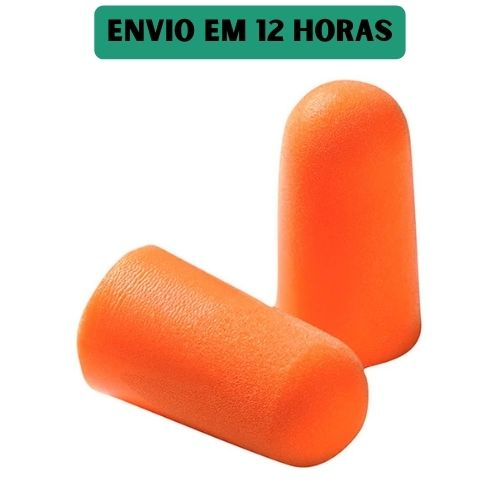 50 Pares Protetor Ouvidos Abafador Auricular De Espuma 3m Modelo 1100 sem cordão