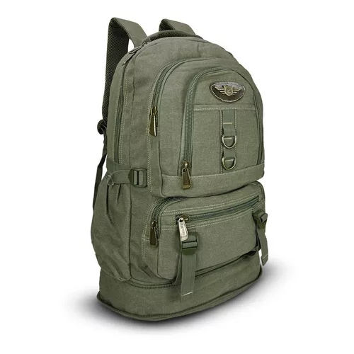 Mochila KVN 3005 Lona De Camping Reforçada Viagem Motociclista 50L em Oferta na Shopee