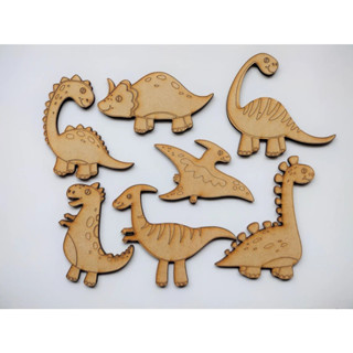 Kit aplique dinossauro jurassic MDF