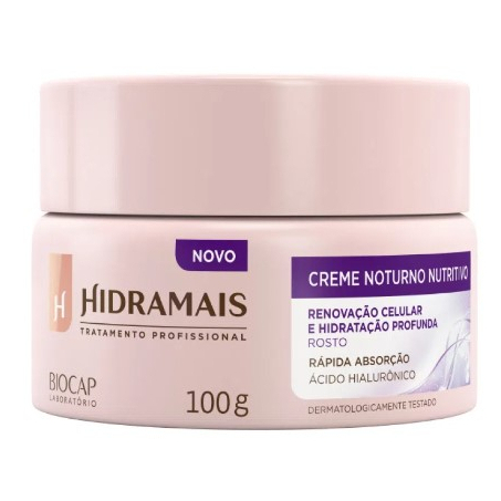 Creme Facial Noturno Nutritivo 100g – Hidramais