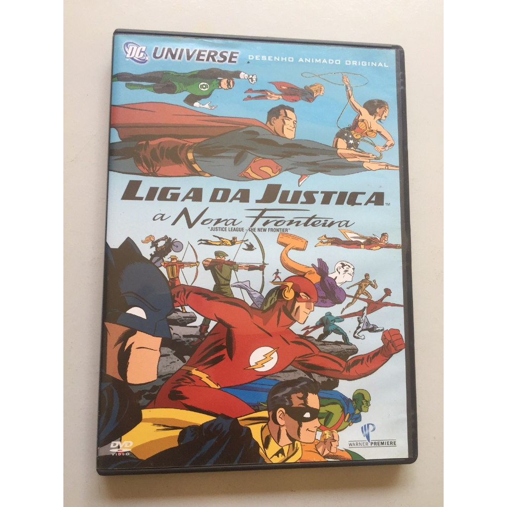 Liga da Justiça - A Nova Fronteira  DVD Original 2008 Animação