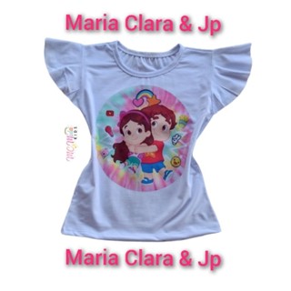 Blusas infantil Maria Clara e JP.