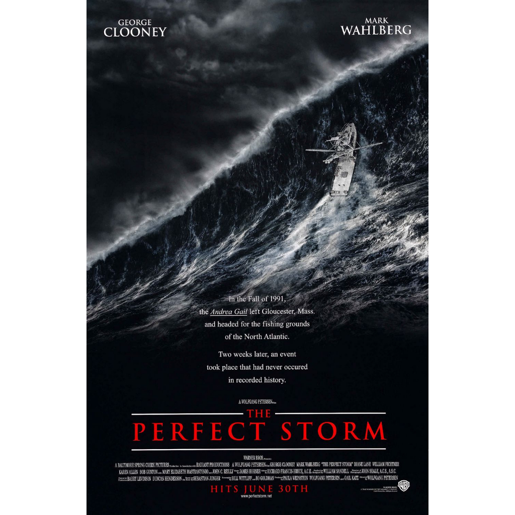 Mar em Fúria (2000) (The Perfect Storm) George Clooney e Mark Wahlberg - Dublagem Clássica