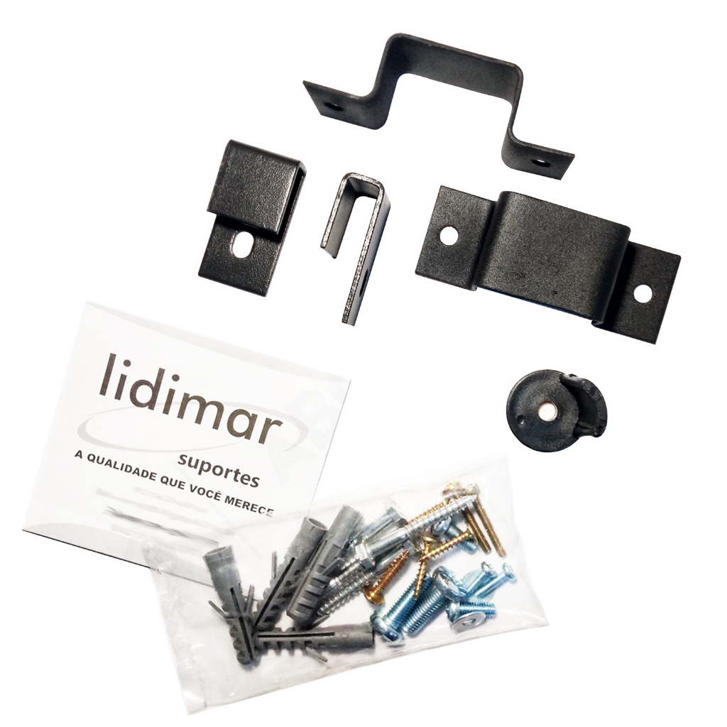 Suporte Tv Fixo Universal Para Painel de Madeira 14 à 105 Polegadas - Lidimar 1001