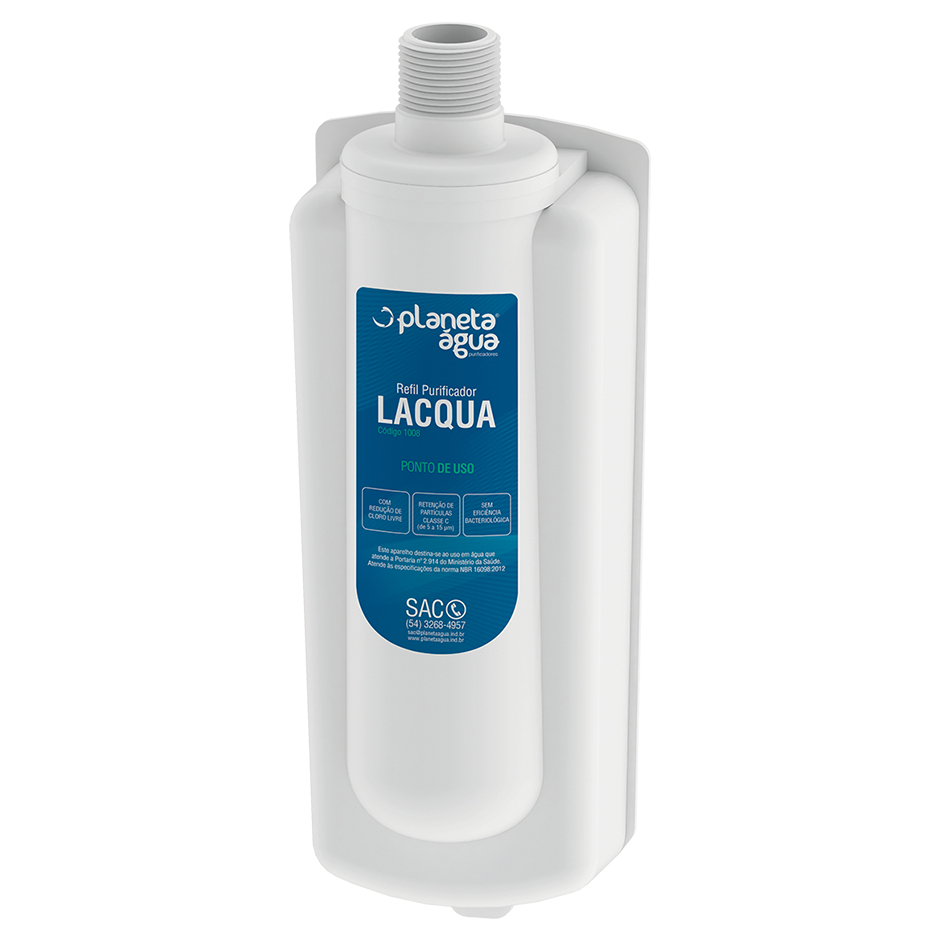 Refil Para Filtro Purificador Planeta Água Lacqua Latina 1008