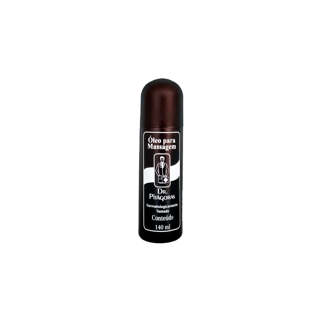Kit 03un Óleo Para Massagem Dr. Pitagoras 140ml