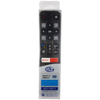 Controle Remoto Compativel TV TCL Android Led Qled SKY9071
