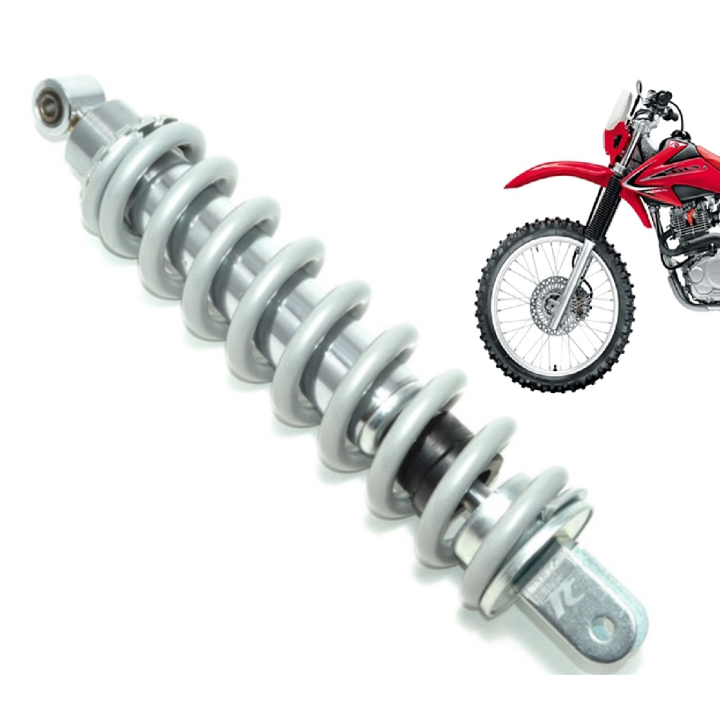 Amortecedor Traseiro Crf 230 Pro Link C/ Regulagem Molas Cinza RT