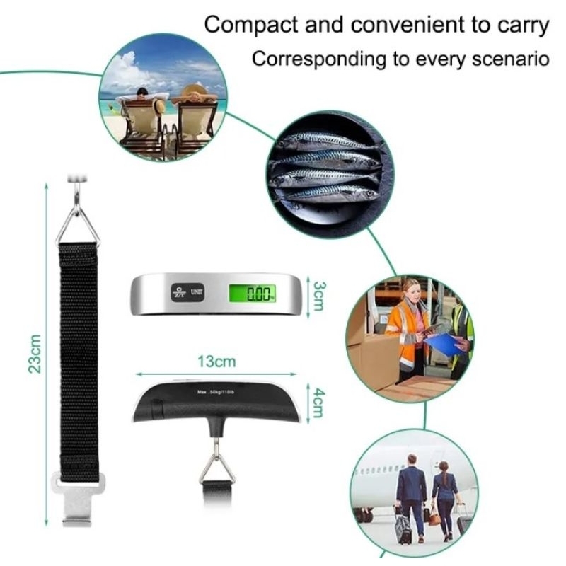 balança digital de 50 k + bateria para pesca  feira mercado açougue casa lazer trabalho em geral .