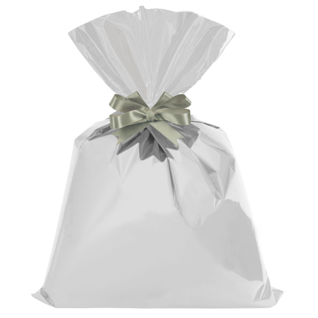 Conjunto 100 Sacos Presente Pequeno 20x30cm Transparente Celofane Bopp Vmp para Alimentos, Presentes e Bebidas
