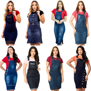 Jardineiras Jeans com Elastano Modelos Evangélico Anagrom