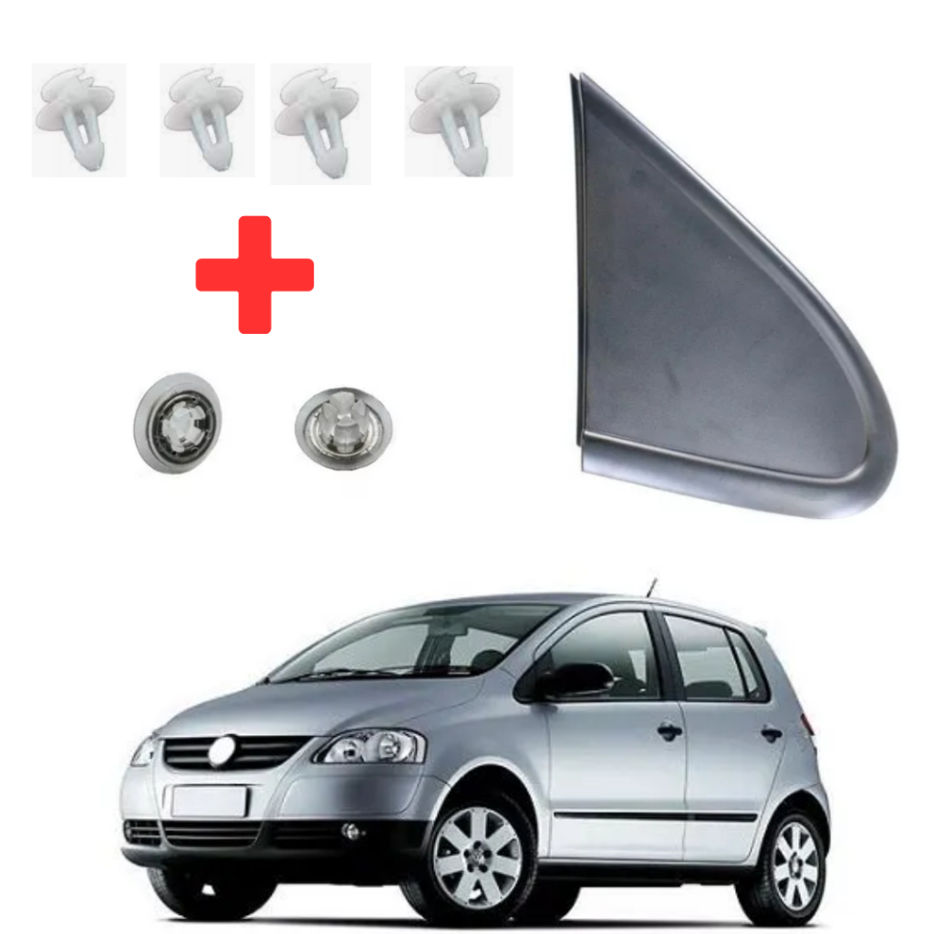Acabamento Espelho E Paralama Direito Fox Spacefox 2004 Até 2009 original VW Acabamento Espelho E Paralama Direito Fox Spacefox 2004 Até 2009 original VW