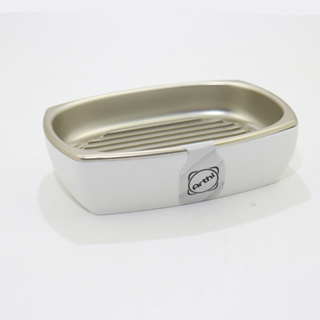 Saboneteira Branco Prata Banheiro Sabão Limpeza em Oferta na Shopee