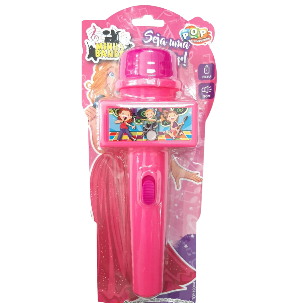 Microfone Infantil Divertido Toca Musica Brinquedo Musical em Oferta na Shopee