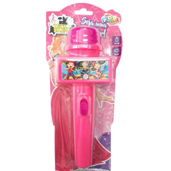 Microfone Infantil Divertido Toca Musica Brinquedo Musical