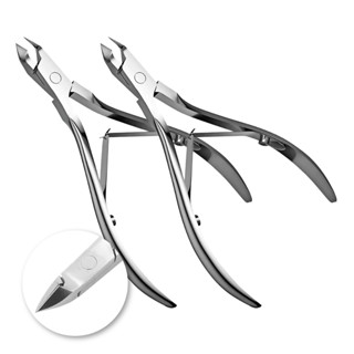 Kit 02 Alicate de Unha Profissional Removedor de Cutícula Inoxidável