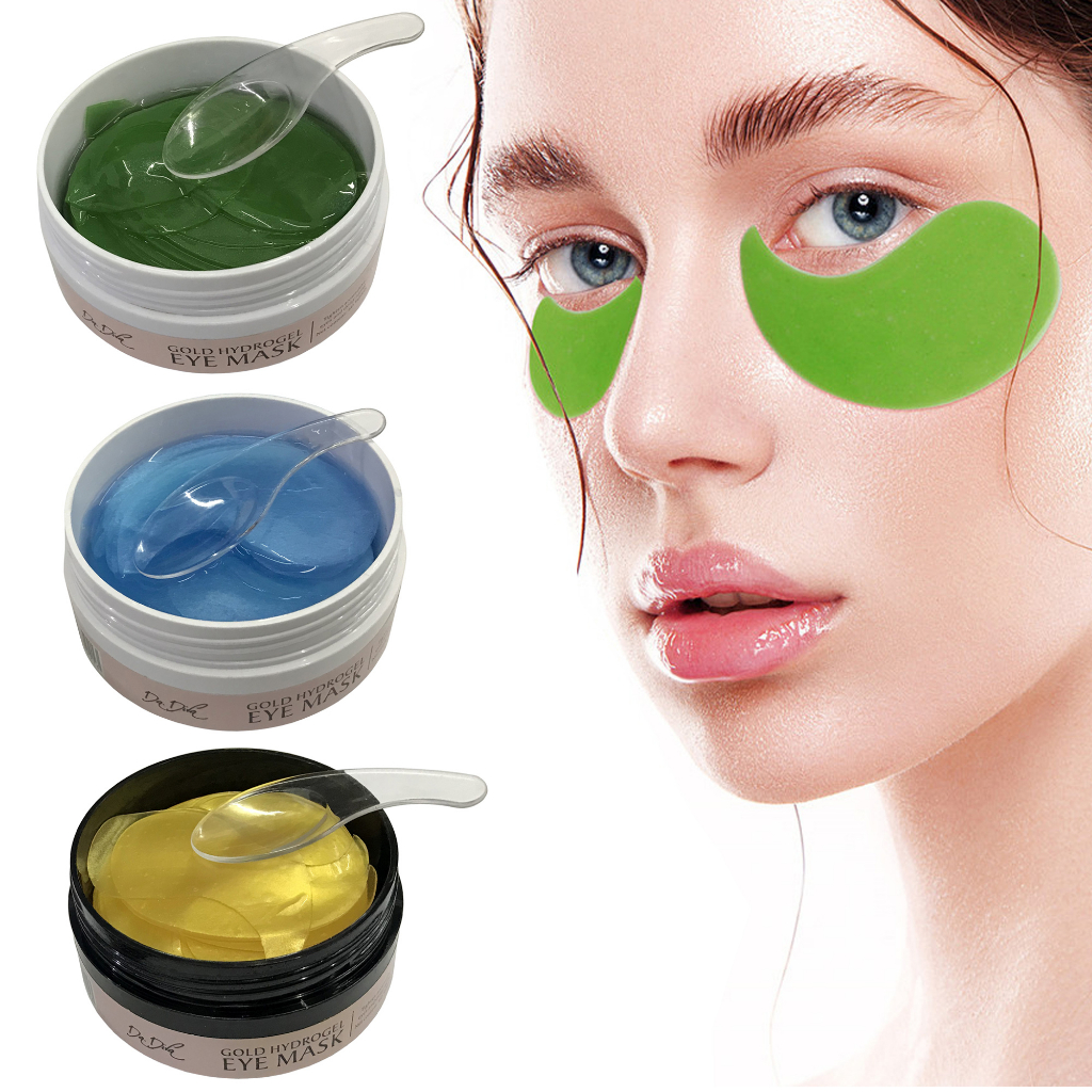 Kit 60 Máscaras Trata Olheiras Colágeno Adesivo Antirrugas Gel Pads Skin Care Tratamento O...