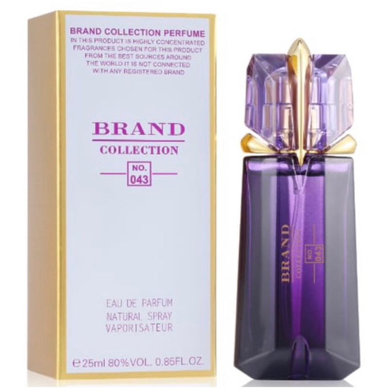 Perfume Brand Collection 25ml/ 043- Allien/ Feminino/ Original/ Importado/ Miniaturas