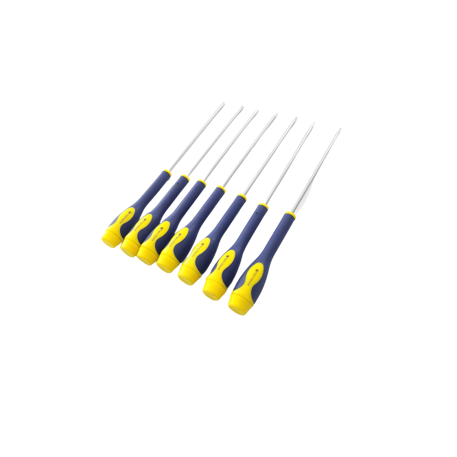 Kit Jogo 7 PCS Chaves Longas Torx Precisão T5 a T15