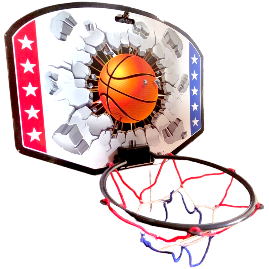 Cesta de Basquete Infantil Perdurável Na Parede Bola Inflada