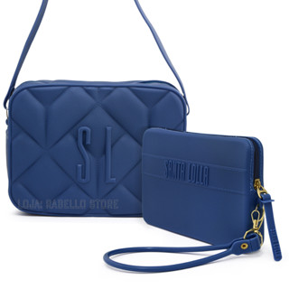 Kit Bolsa Carteira Feminina Promoção Cores Vivas